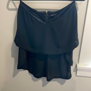 Hi-lo cropped tube top